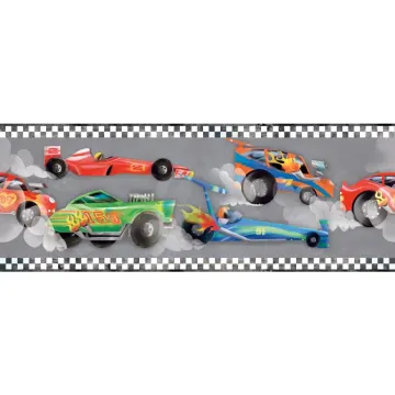 Boys Will Be Boys Race Car Border