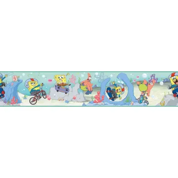 Boys Will Be Boys Sponge Bob Border