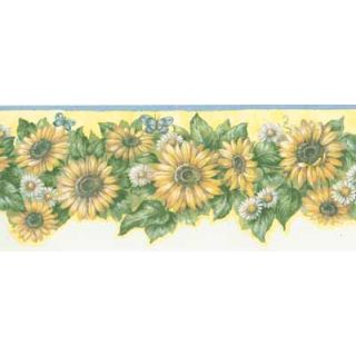 Sunflowers Bath Borders Home Wallcoverings