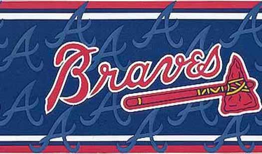 Village Atlanta Braves Wallpaper Border in the Wallpaper Borders