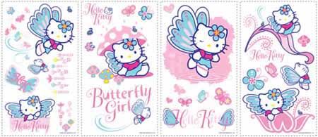 Hello Kitty Peel and Stick Appliques
