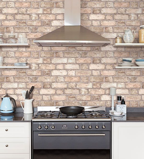 Farmhouse Brick Wallpaper FH37516 Norwall