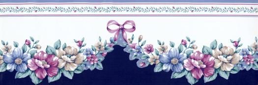 Flower Die Cut Wallpaper Border